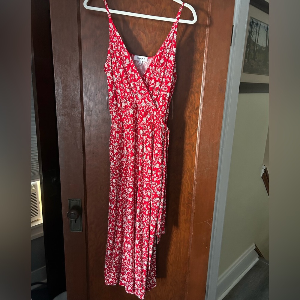 Gilli Red and White Floral Jumper